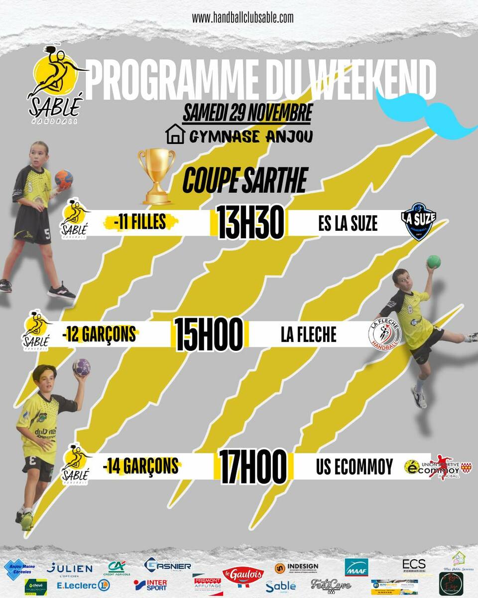 les matchs du Week-end venez nous soutenir vous serez tous les bienvenus