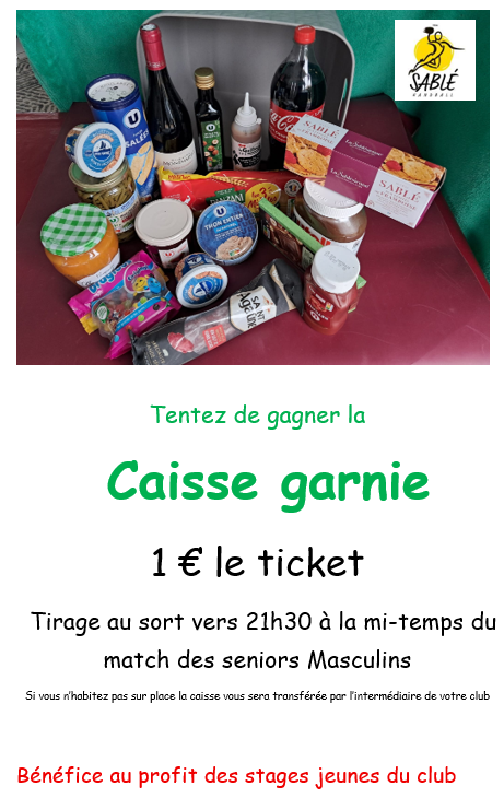 caisse garnie