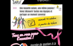 Octobre Rose et présentation des équipes