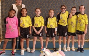 le 18.10.2025 amical contre la Flèche 
Aliah, Marine, Zélie S, Cassandre, Candice, Anaïs, Lydia, Zélie M