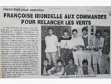 1986 équipe cadet 
Debout: Jérôme G, Christophe L, Manuel C, ?L, Bastien I, ??, 
Assis: Emmanuel D, ?? , Vincent S, Gaël B