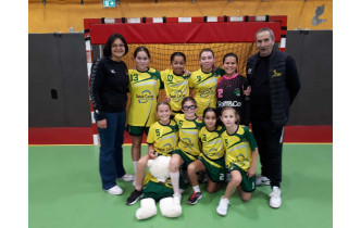 victoire contre La Fleche premier match de Esmée et premier but de Cassie