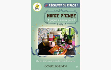 Résultat de la tombola du Panier garni